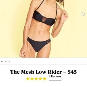 NEVER WORN. Received an extra bottom when ordered